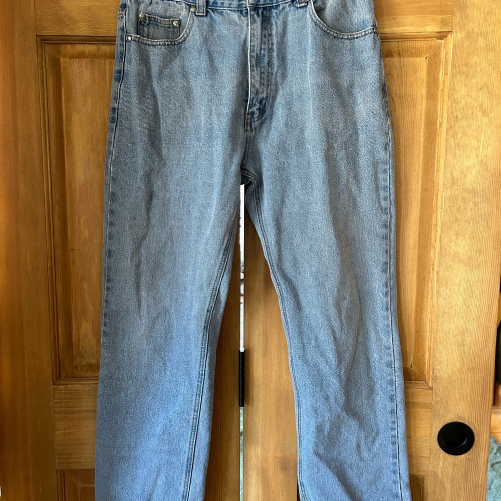 Vtg Y2K Jean Station Baggy Wide Leg Jeans 36x32